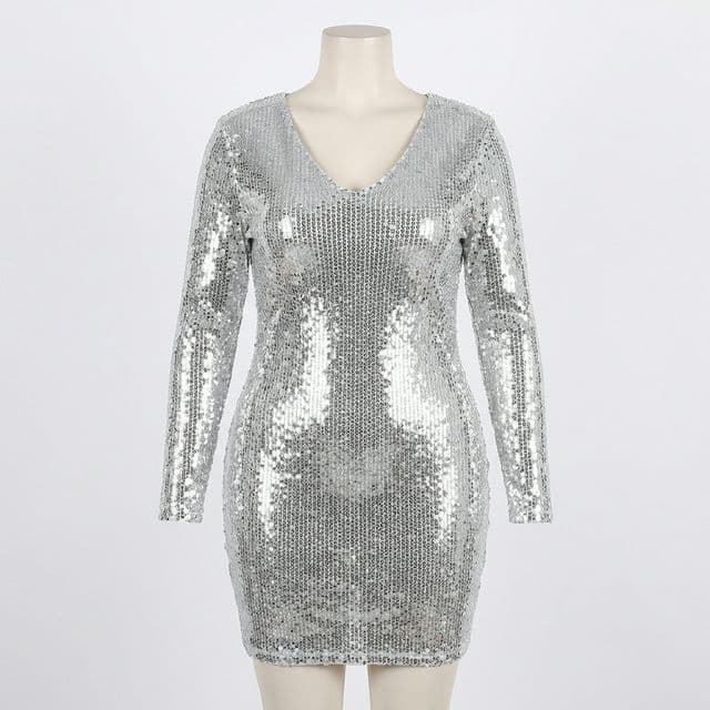 ເດສ ມິນິ ສີເງິນ Sequin ປາຕີ